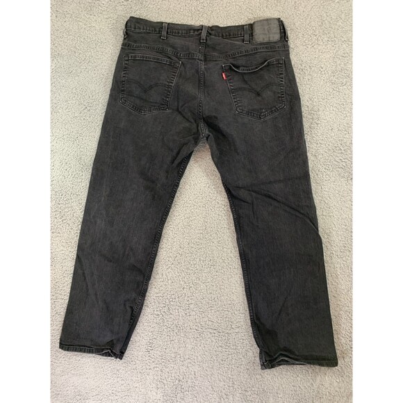 Levis 559 Black Label Black Jeans 40x32 Levi Strauss Men's Jeans Pockets - Picture 2 of 10